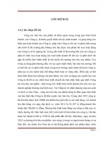 Xây dựng chiến lược tiêu thụ sản phẩm ở Công ty cổ phần thương mại,sản xuất và dịch vụ Sao Nam