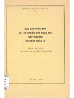 Nghiên cứu xây dựng hệ thống Robot xử lý thông minh
