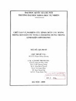 Chế tạo và nghiên cứu tính chất các màng mỏng bán dẫn từ vùng cấm rộng dùng trong linh kiện Spintronic