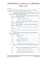 Hoàn thiện kế toán tập hợp chi phí sản xuất và tính giá thành sản phẩm xây lắp tại Công ty Cổ phần Đầu tư và Xây lắp Sông Đà