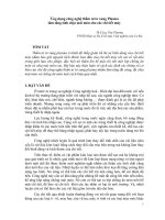 Ứng dụng công nghệ thấm ni tơ xung Plasma làm tăng tính chịu mài mòn cho các chi tiết máy