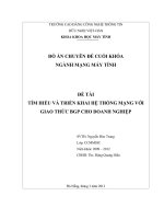 TÌM HIỂU VÀ TRIỂN KHAI HỆ THỐNG MẠNG VỚI GIAO THỨC BGP CHO DOANH NGHIỆP