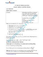 lý thuyết hình giải tích phẳng