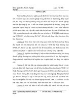 Luận văn tốt nghiệp: Đẩy mạnh tiêu thụ các sản phẩm cầu trục tại công ty TNHH kỹ thuật thương mại BALKAN trên thị trường Hà Nội