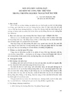 Nên tổ chức giảng dạy bộ môn nữ công như thế nào ở trường Đại học ngoại ngữ Hà Nội