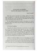 Quản trị văn phòng trong nền kinh tế tri thức