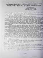 Kiểm tra và đánh giá liên tục kỹ năng thực hành Tiếng - nói - thông qua hệ thống bài tập bề nhà.PDF