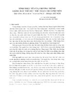 Tính thực tế của chương trình giảng dạy thể dục thể thao cho sinh viên trường Đại học ngoại ngữ - ĐHQG Hà Nội