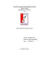 Đồ án môn học Thiết kế dao - SV Nguyễn Năng Quang