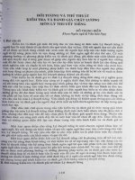 Đối tượng và thủ thuật kiểm tra và đánh giá chất lượng môn lý thuyết tiếng.PDF