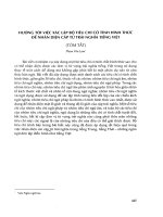 Hướng tới việc xác lập bộ tiêu chí có tính hình thức để nhận diện cặp từ trái nghĩa tiếng Việt
