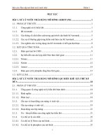 Báo cáo thực tập mô hình xử lý nước thải