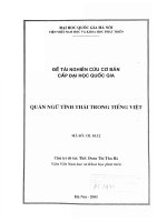 Quán ngữ tình thái trong tiếng Việt
