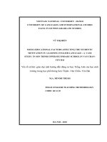 Yếu tố xã hội - giáo dục ảnh hưởng đến động cơ học tiếng Anh của học sinh trường trung học phổ thông Sơn Thịnh - Văn Chấn - Yên Bái