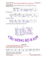 Đồ án thiết kế môn học cầu bê tông Thiết kế nhịp cầu bê tông cốt thép dự ứng lựcvới chiều dài 33m, khổ cầu 8m, vỉa hè 1,5m