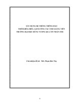 XÂY DỰNG HỆ THỐNG THÔNG BÁO THỜI KHÓA BIỂU, LỊCH CÔNG TÁC CHO GIẢNG VIÊN TRƯỜNG ĐẠI HỌC HÙNG VƯƠNG QUA TIN NHẮN SMS