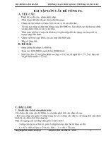 Bài tập lớn cầu bê tông chiều dài nhịp L= 300m,hoạt tải H30,XB80, người đi bộ 350kg/m2