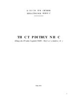 Giáo trình thực tạp di truyền học