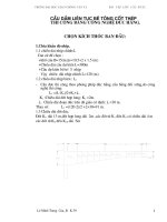 BÀI TẬP LỚN CẦU DẦM LIÊN TỤC BÊ TÔNG CỐT THÉP THI CÔNG BẰNG CÔNG NGHỆ ĐÚC HẪNG