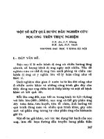 Một số kết quả bước đầu nghiên cứu nọc ong trên thực nghiệm