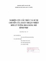 Nghiên cứu cấu trúc và sự di chuyển của xoáy thuận nhiệt đới lý tưởng hoá bằng mô hình WRF