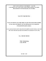 Các cách gây hứng thú cho sinh viên không chuyên Tiếng Anh năm thứ nhất trường Đại Học Bách khoa Hà Nội học kỹ năng nói tt.PDF