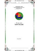 Thư mục sách ngành công nghệ của trường đại học trà vinh