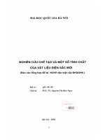 Nghiên cứu chế tạo và một số tính chất của vật liệu điện sắc mới