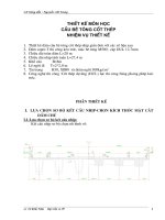 Thiết kế dầm cầu bê tông cốt thép dự ứng lực nhịp đơn giản với dầm supper T, chiều dài toàn dầm 28m, chiều dài nhịp 27,4m, khổ cầu 8m