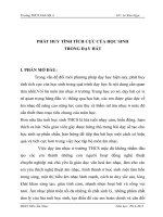 skkn PHÁT HUY TÍNH TÍCH CỰC CỦA HỌC SINH  TRONG DẠY HÁT