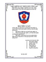 tiểu luận dân sự về tranh chấp trong chuyển giao nghĩa vụ dân sự