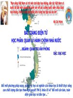 slide bài giảng học phần quản lý hành chính nn