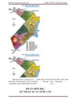 Thiết kế hệ thống xử lý nước uống đóng chai từ nước cấp sinh hoạt công suất 20m3 ngày
