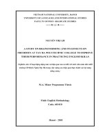 A study on brainstorming and its effects on freshmen at Tay Ha Polytechnic College to improve their performance in practicing English skills