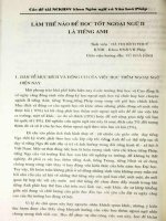 Làm thế nào để học tốt ngoại ngữ II là tiếng Anh