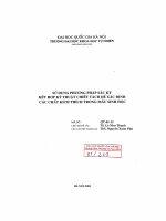 Sử dụng phương pháp sắc ký kết hợp kỹ thuật chiết tách để xác định các chất kích thích trong mẫu sinh học