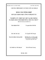 Nghiên cứu thiết kế chế tạo hệ thống tự động hoá tích hợp dùng cho tàu thuỷ