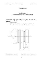 Đồ án môn học Thiết Kế Dụng Cụ Công Nghiệp