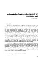 Khám phá văn hóa và tri nhận của người Việt qua từ khóa quê