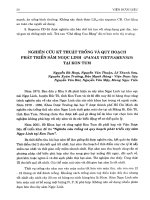 Nghiên cứu kỹ thuật trồng và quy hoạch phát triển Sâm Ngọc Linh (Panax Vietnamensis) tại Kon Tum