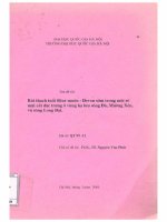 Bút thạch tuổi Silur muộn - Đevon sớm trong một số mặt cắt đặc trưng ở vùng hạ lưu sông Đà, Mường Xén và sông Long Đại