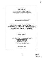 Một số giải pháp cải cách công vụ trong thời kỳ đẩy mạnh công nghiệp hoá, hiện đại hoá ở nước ta hiện nay