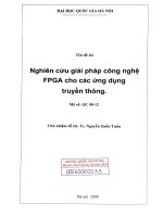 Nghiên cứu giải pháp công nghệ FPGA cho các ứng dụng truyền thông