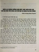 Nhìn lại chặng đường hơn một thập niên đào tạo sau đại học của khoa lưu trữ học và quản trị văn phòng