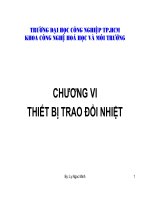 THIẾT BỊ TRAO ĐỔI NHIỆT
