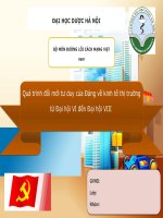 Quá trình đổi mới tư duy của Đảng