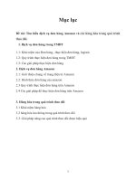 Tìm hiểu dịch vụ đơn hàng amazon và các hàng hóa trong quá trình theo dõi