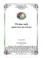 Thư mục sách ngành : Giáo dục tiểu học