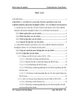 Khóa luận tốt nghiệp: Hoàn thiện kế toán lập Báo cáo tài chính trong doanh nghiệp công ty cổ phần SUNLOGO