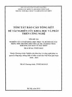 Nghiên cứu cơ sở khoa học phục vụ đánh giá tác động môi trường đối với các dự án khai thác khoáng sản rắn từ đáy biển